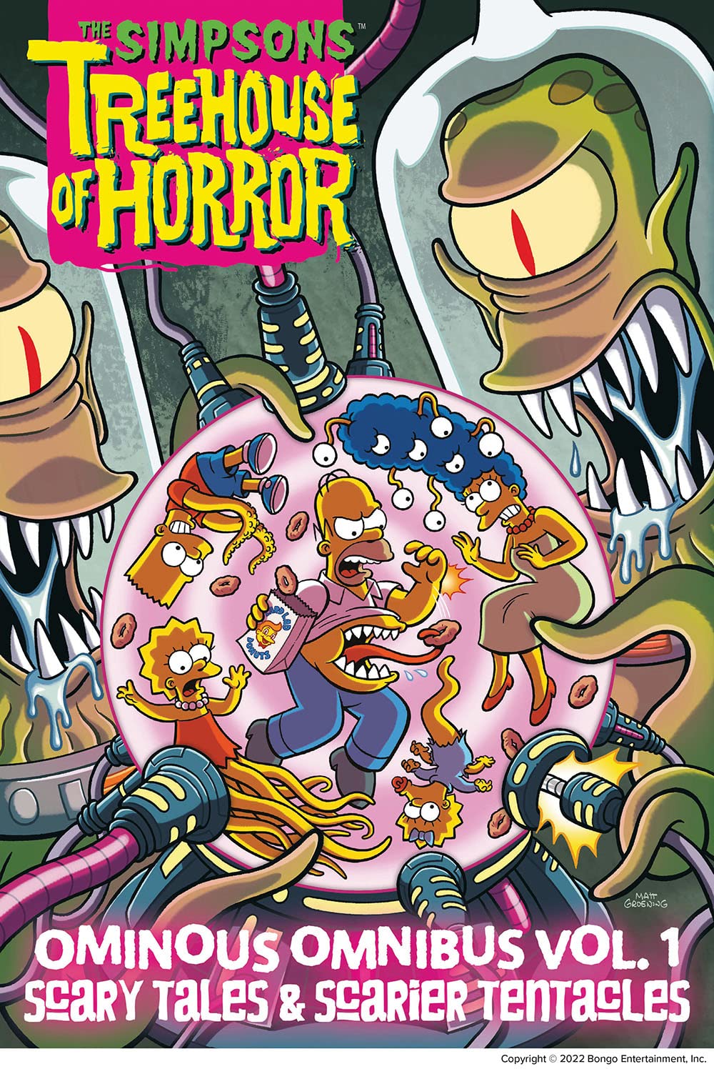 THE SIMPSONS TREEHOUSE OF HORROR OMINOUS OMNIBUS VOL. 1: SCARY TALES & SCARIER TENTACLES (VOLUME 1) BY MATT GROENING