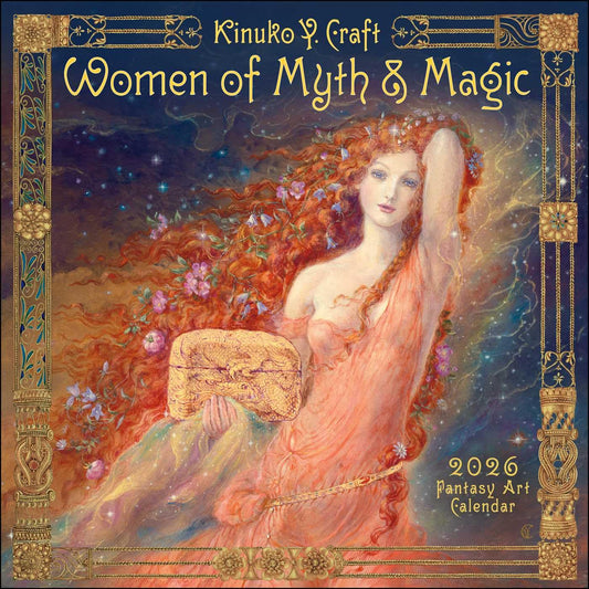 WOMEN OF MYTH AND MAGIC BY KINUKO Y. CRAFT 2026 WALL CALENDAR