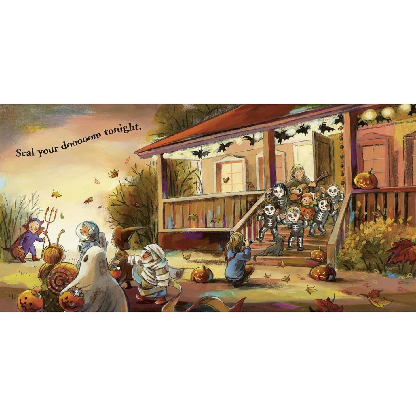 SPOOKY, SCARY, SKELETONS BY ANDREW GOLD & ILLUSTRATED BY POLONA LOVSIN