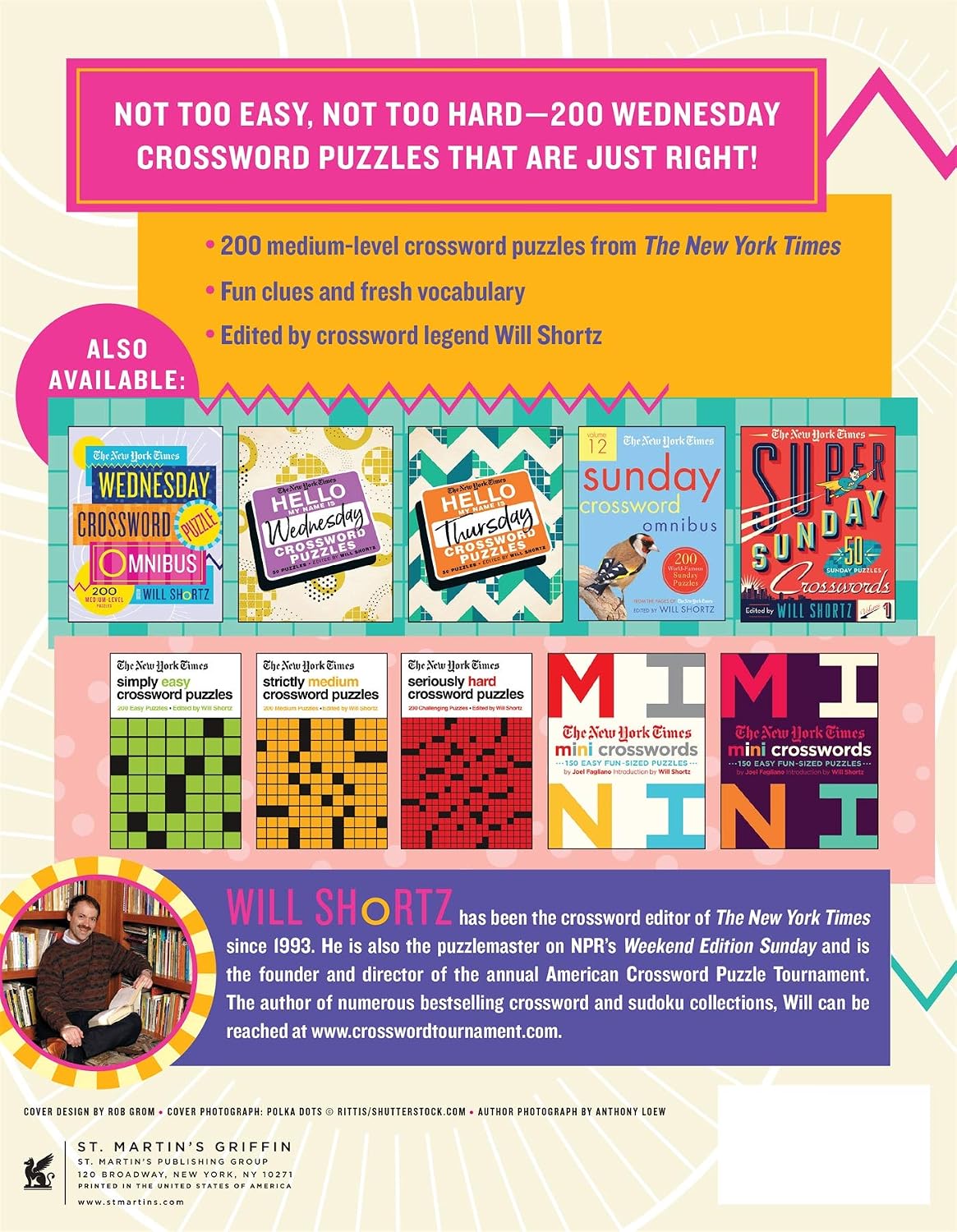 THE NEW YORK TIMES WEDNESDAY CROSSWORD PUZZLE OMNIBUS BY WILL SHORTZ