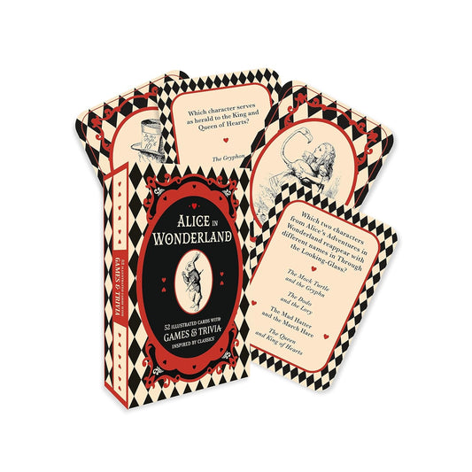 ALICE IN WONDERLAND GAMES AND TRIVIA DECK: 52 ILLUSTRATED CARDS INSPIRED BY THE CLASSIC BOOK