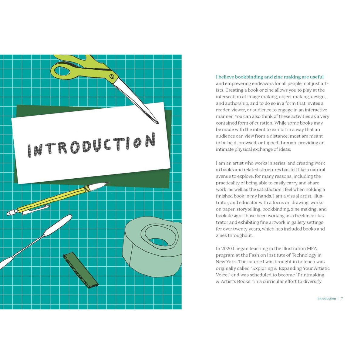 ZINE MAKING AND BOOKBINDING: A BEGINNER'S GUIDE IN 25 PROJECTS BY LAUREN SIMKIN BERKE