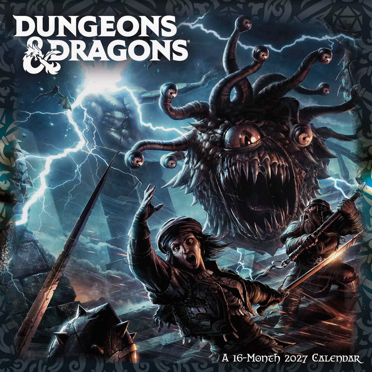 2027 DUNGEONS AND DRAGONS CLASSIC 16 MONTH WALL CALENDAR