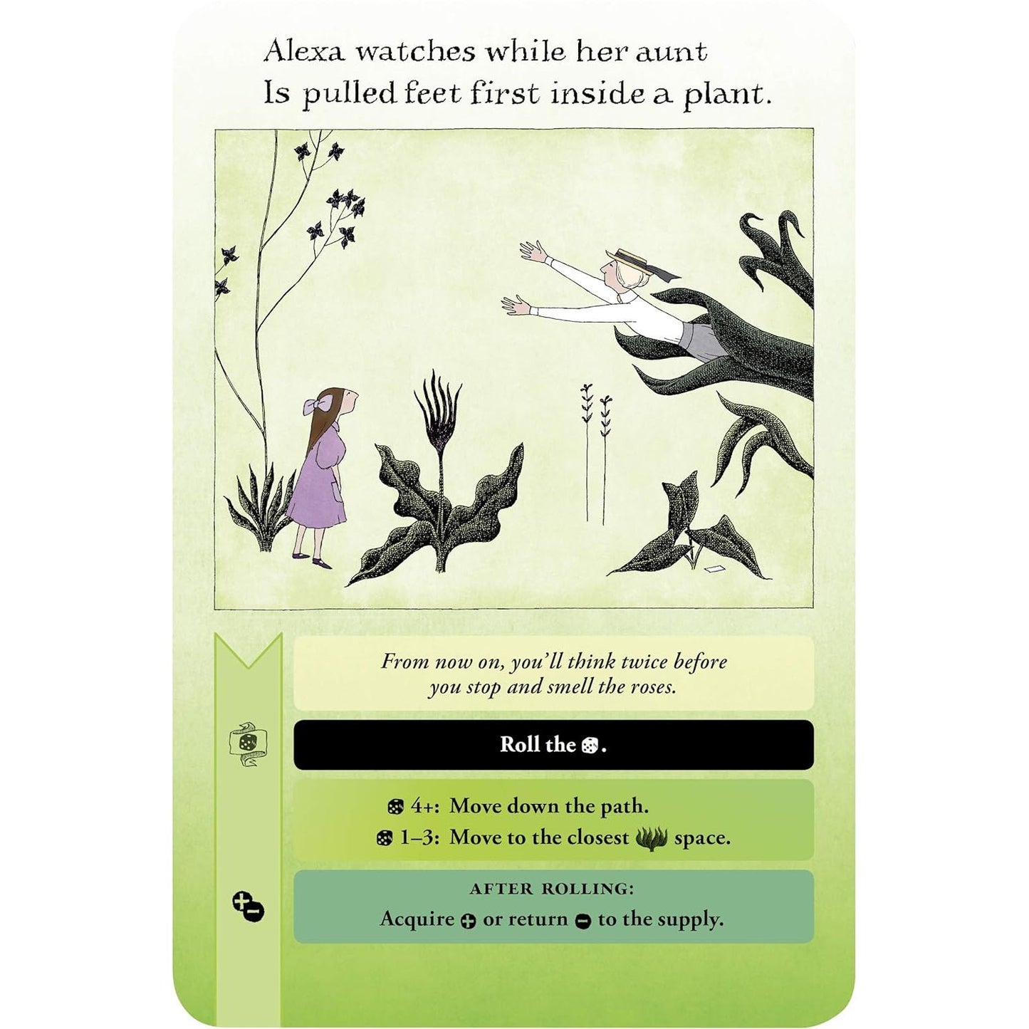 ESCAPE FROM THE EVIL GARDEN AN EDWARD GOREY BOARD GAME