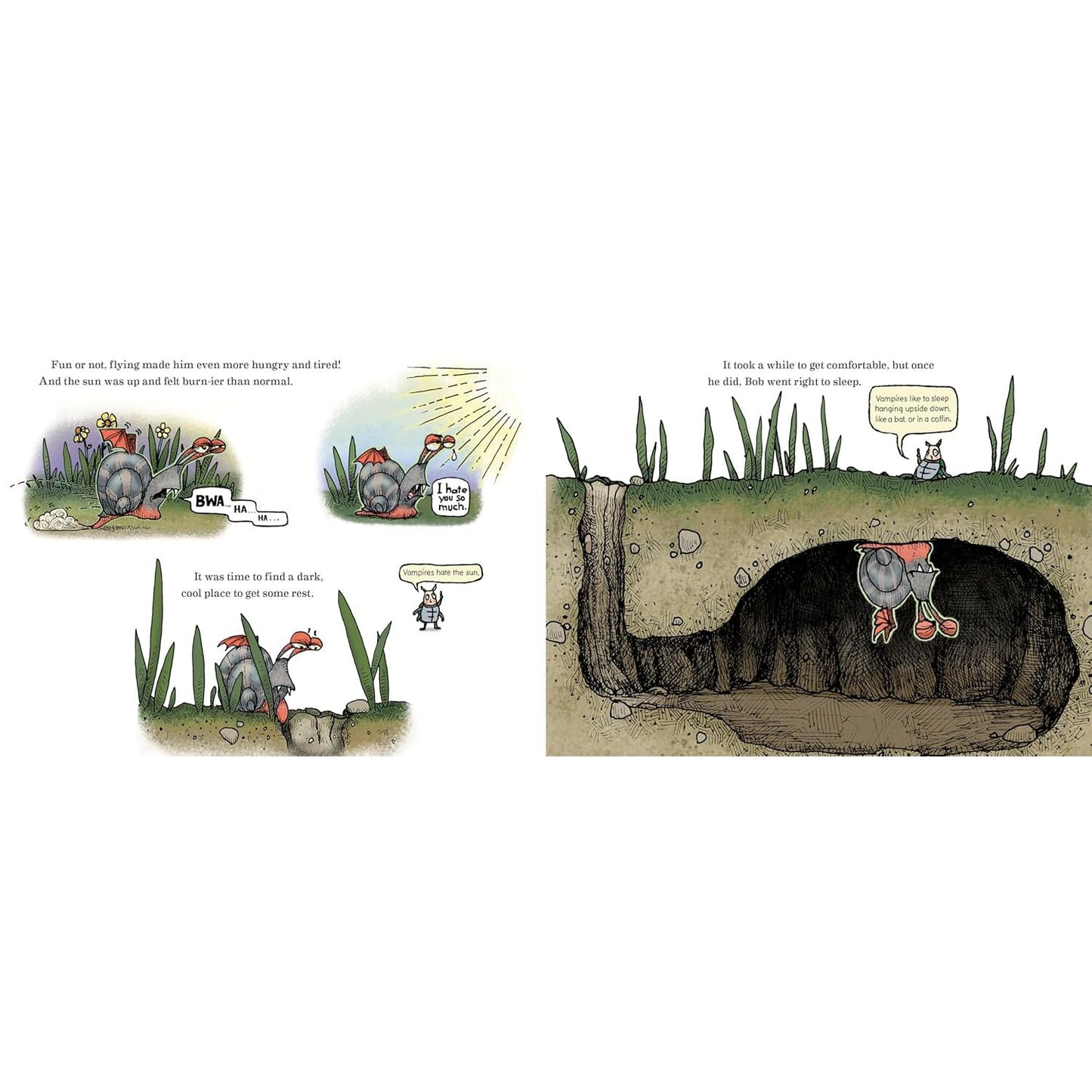 BOB THE VAMPIRE SNAIL BY ANDREA ZUILL