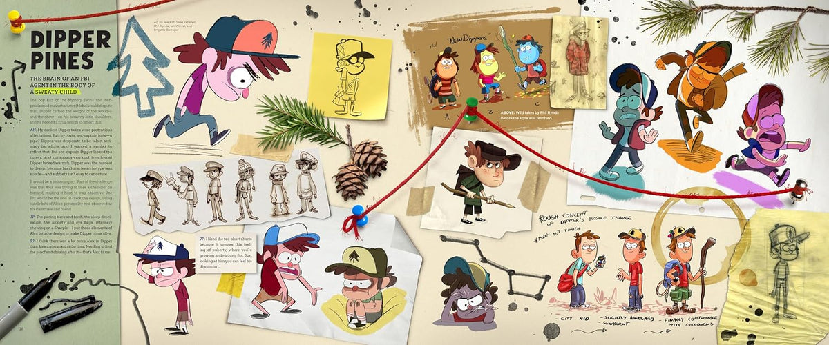 THE ART OF GRAVITY FALLS BY ALEX HIRSCH AND ROB RENZETTI
