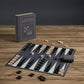 CHECKERS & BACKGAMMON VINTAGE BOOKSHELF EDITION