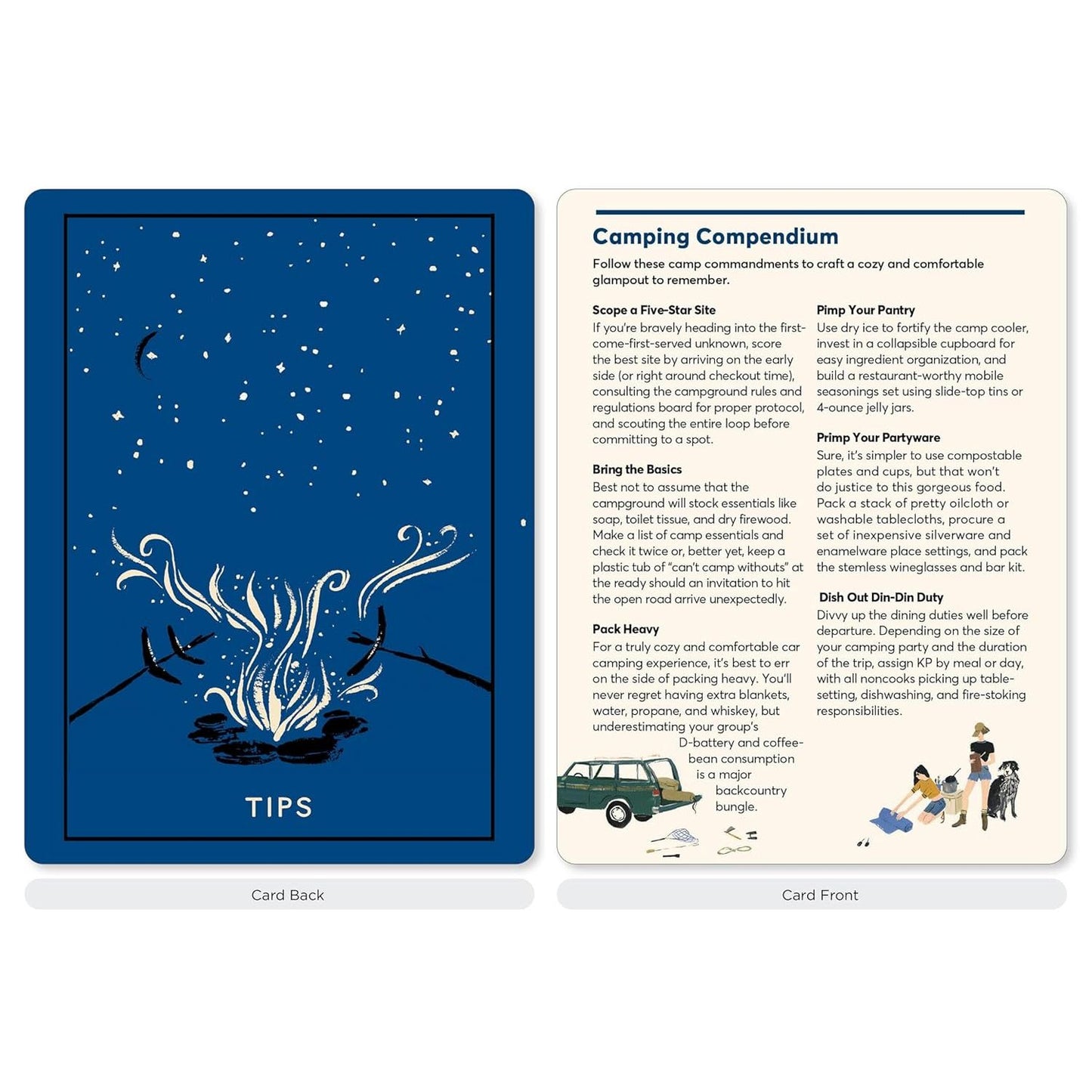 THE CAMPOUT CARD DECK: 50 CARDS TO ELEVATE YOUR OUTDOOR ADVENTURES