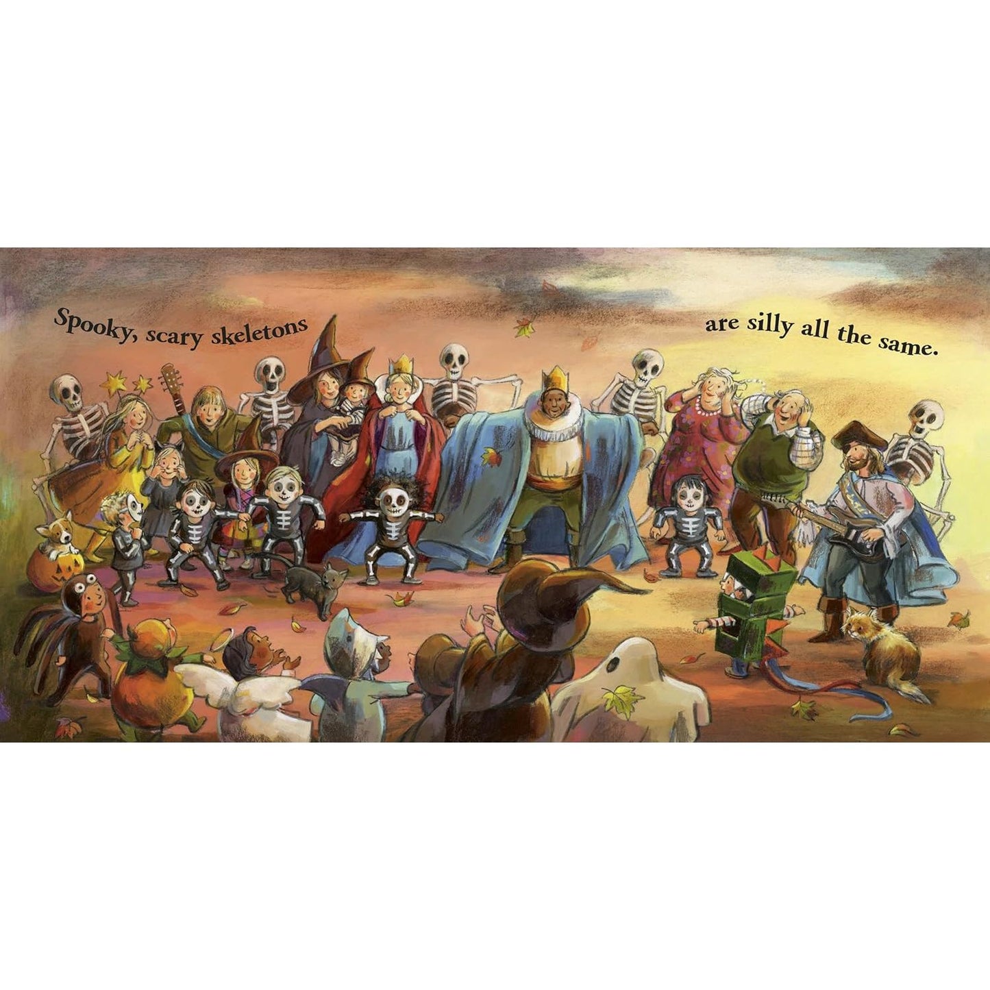 SPOOKY, SCARY, SKELETONS BY ANDREW GOLD & ILLUSTRATED BY POLONA LOVSIN