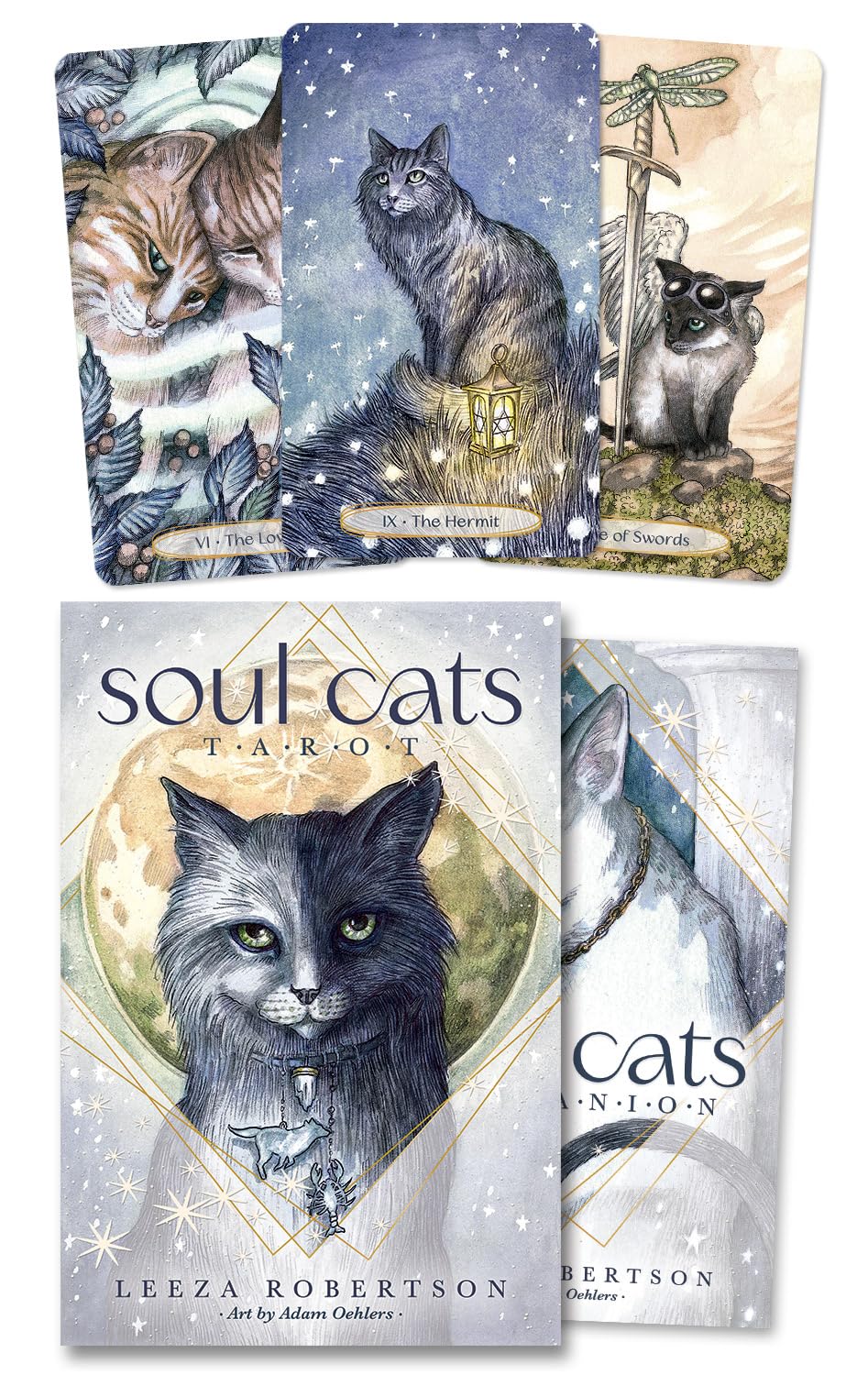 SOUL CATS TAROT BY LEEZA ROBERTSON AND ADAM OEHLERS
