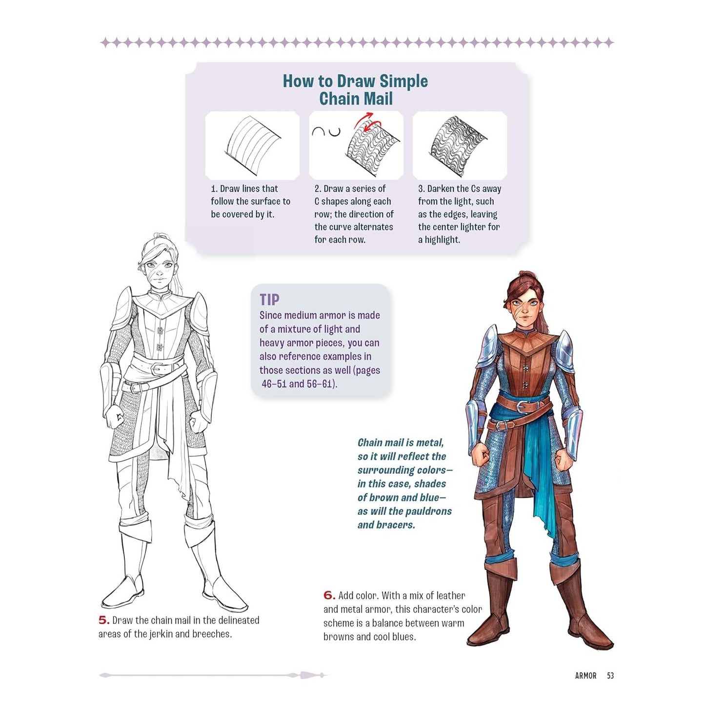 HOW TO DRAW YOUR RPG CHARACTER: ARMOR, WEAPONRY & CREATURE COMPANIONS – GUIDE TO DRAWING CLOTHING, ARMOR, SWORDS, AND DRAGONS FOR ROLE-PLAYING ELVES, ... CUSTOMIZE YOUR FANTASY CHARACTER STEP BY STEP BY CHRISSA BARTON