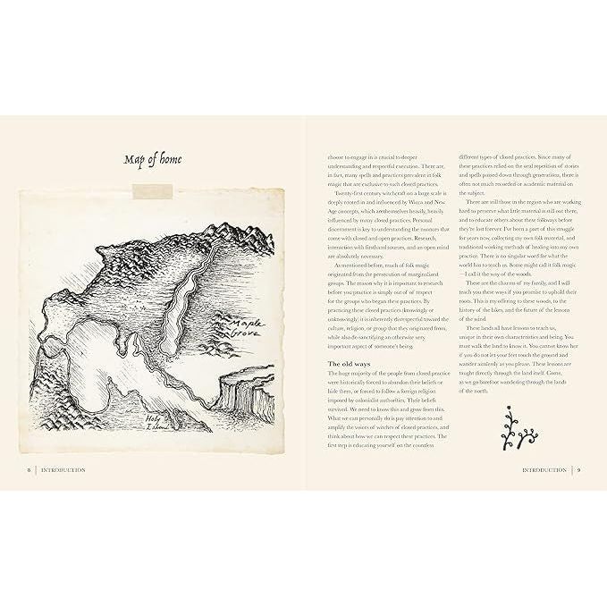 THE WITCH OF THE WOODS: SPELLS, CHARMS, DIVINATION, REMEDIES, AND FOLKLORE BY KIELY MANN