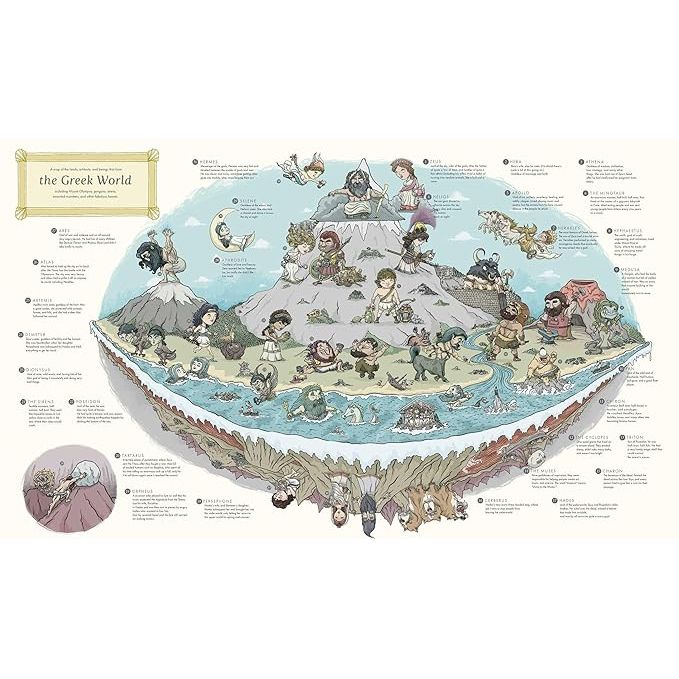 MYTH ATLAS: MAPS AND MONSTERS, HEROES AND GODS FROM TWELVE MYTHOLOGICAL WORLDS BY THIAGO MORAES