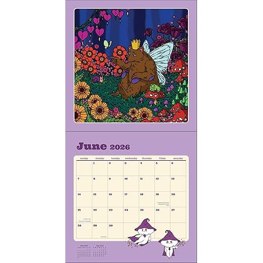 AUTUMNALWOOD 2026 WALL CALENDAR