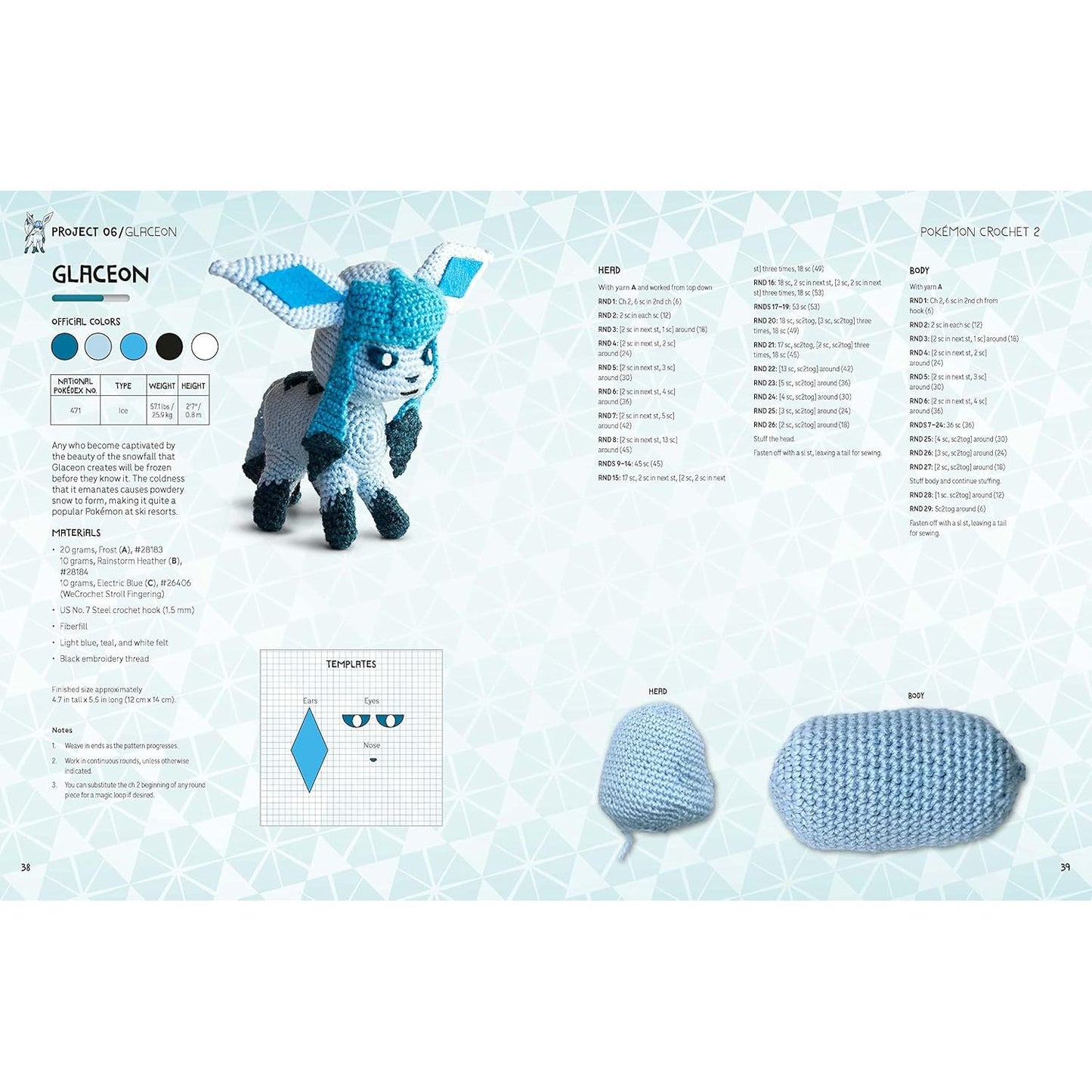 POKEMON CROCHET VOL 2 BY LEE SARTORI