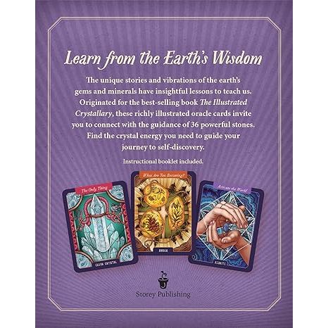 THE ILLUSTRATED CRYSTALLARY ORACLE CARDS BY MAIA TOLL