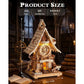 WOODEN CUCKOO CLOCK (WOODEN COLOR) 3D PUZZLE