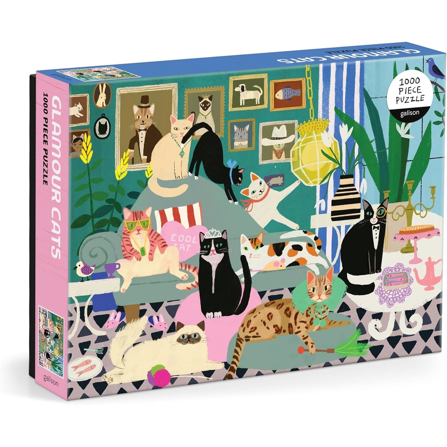 GLAMOUR CATS 1000PC PUZZLE