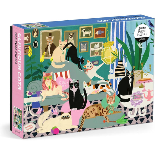 GLAMOUR CATS 1000PC PUZZLE