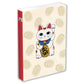 JOURNAL LUCKY CAT (MANEKI NEKO), LINED PAPERBACK: BLANK LINED 144 PAGE A5 NOTEBOOK