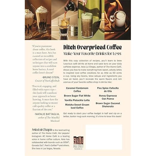 BREW THIS BOOK: MAKE COFFEE SHOP DRINKS AT HOME BY ASIA LUI CHAPA