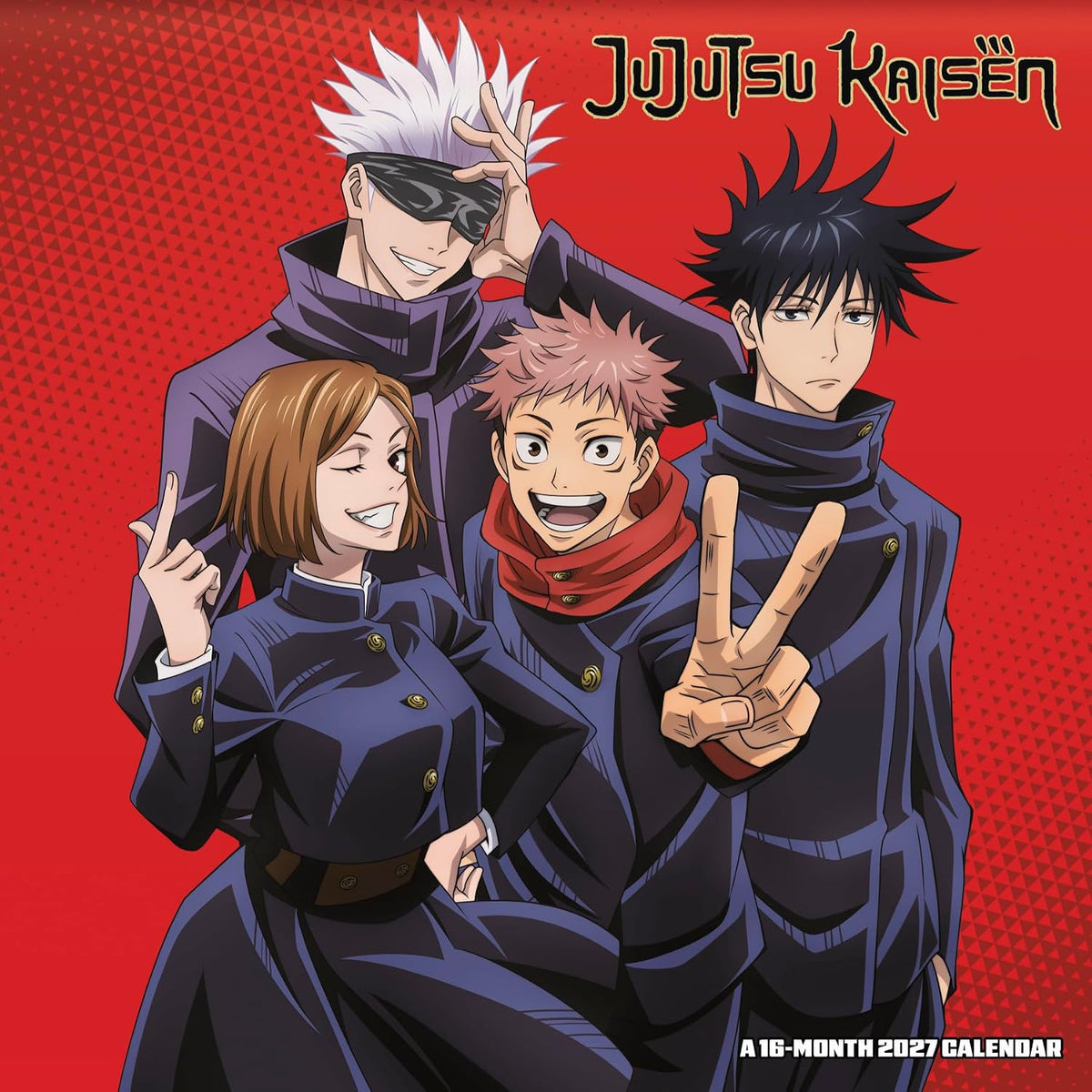 2027 JUJUTSU KAISEN 16 MONTH WALL CALENDAR