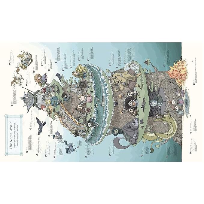 MYTH ATLAS: MAPS AND MONSTERS, HEROES AND GODS FROM TWELVE MYTHOLOGICAL WORLDS BY THIAGO MORAES