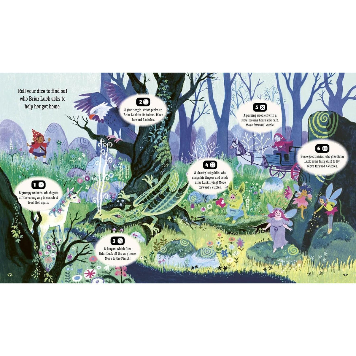 A ROLL OF THE DICE: ENCHANTED FOREST ADVENTURE BOOK BY LAUREN DE GRAAF