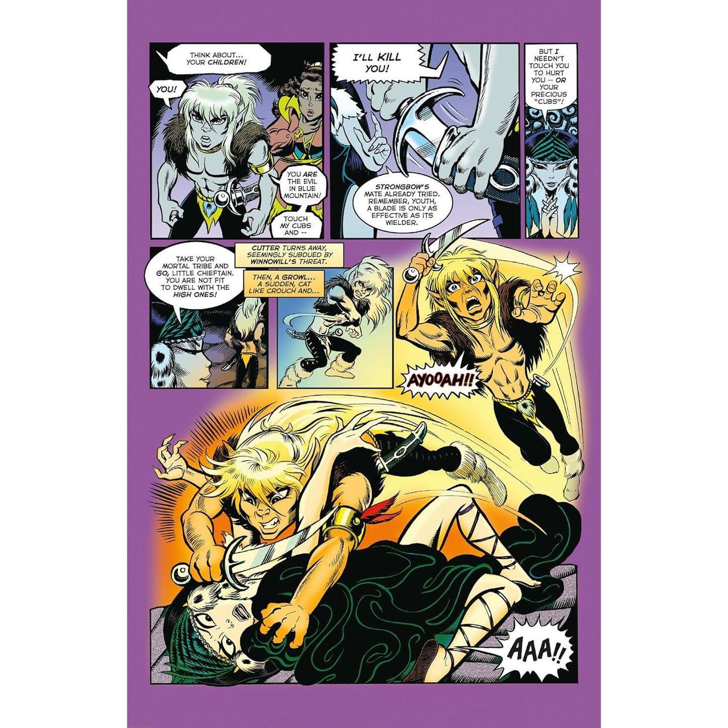 ELFQUEST: BOOK 3 WOLF BLOOD CAGED BY WENDY & RICHARD PINI