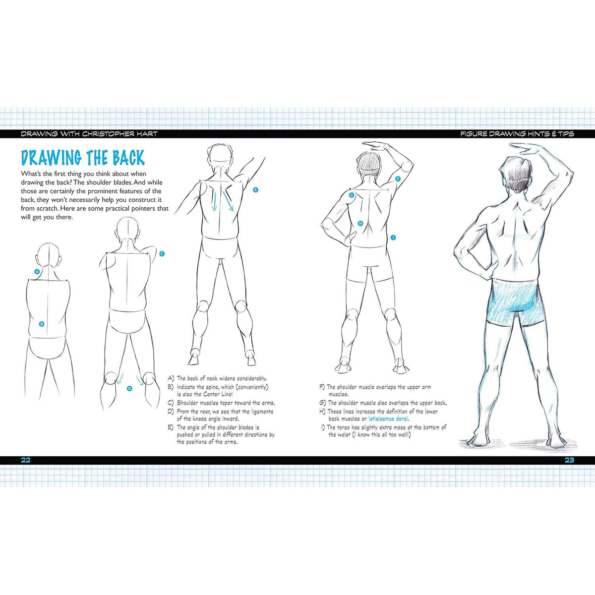 FIGURE DRAWING HINTS & TIPS-FROM CHRISTOPHER HART, AN ESSENTIAL HOW-TO-GUIDE TO DRAWING EVERY ASPECT OF THE HUMAN FIGURE BY CHRISTOPHER HART