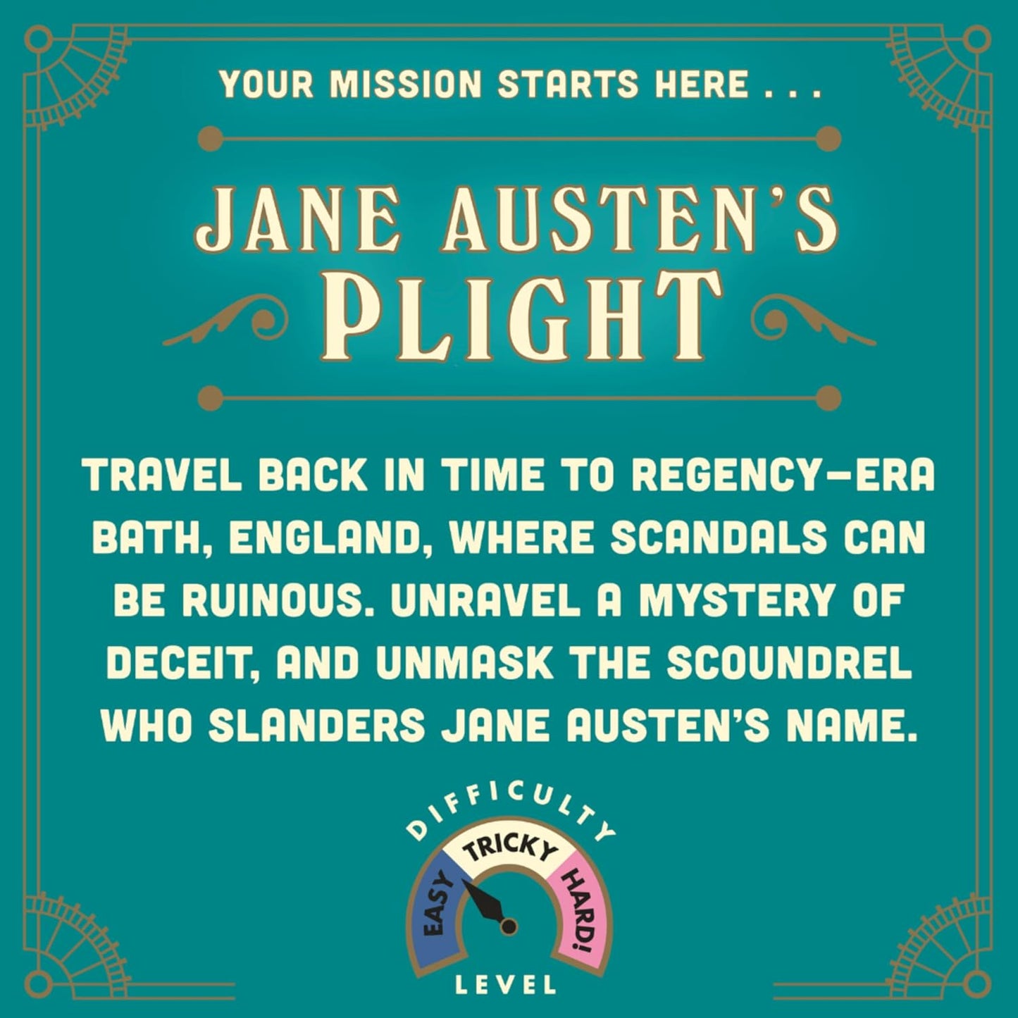 JANE AUSTEN'S PLIGHT- AN ESCAPE ROOM GAME