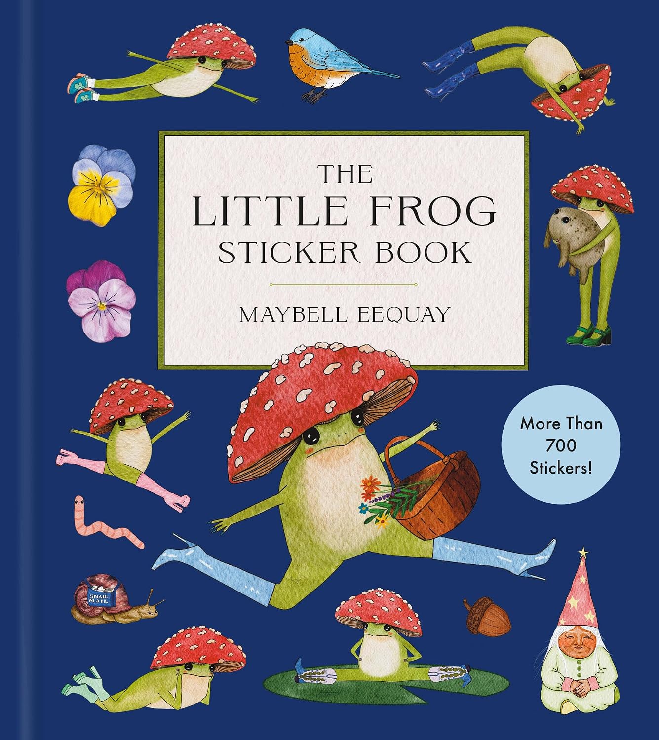 THE LITTLE FROG STICKER BOOK BY MAYBELLE EEQUAY