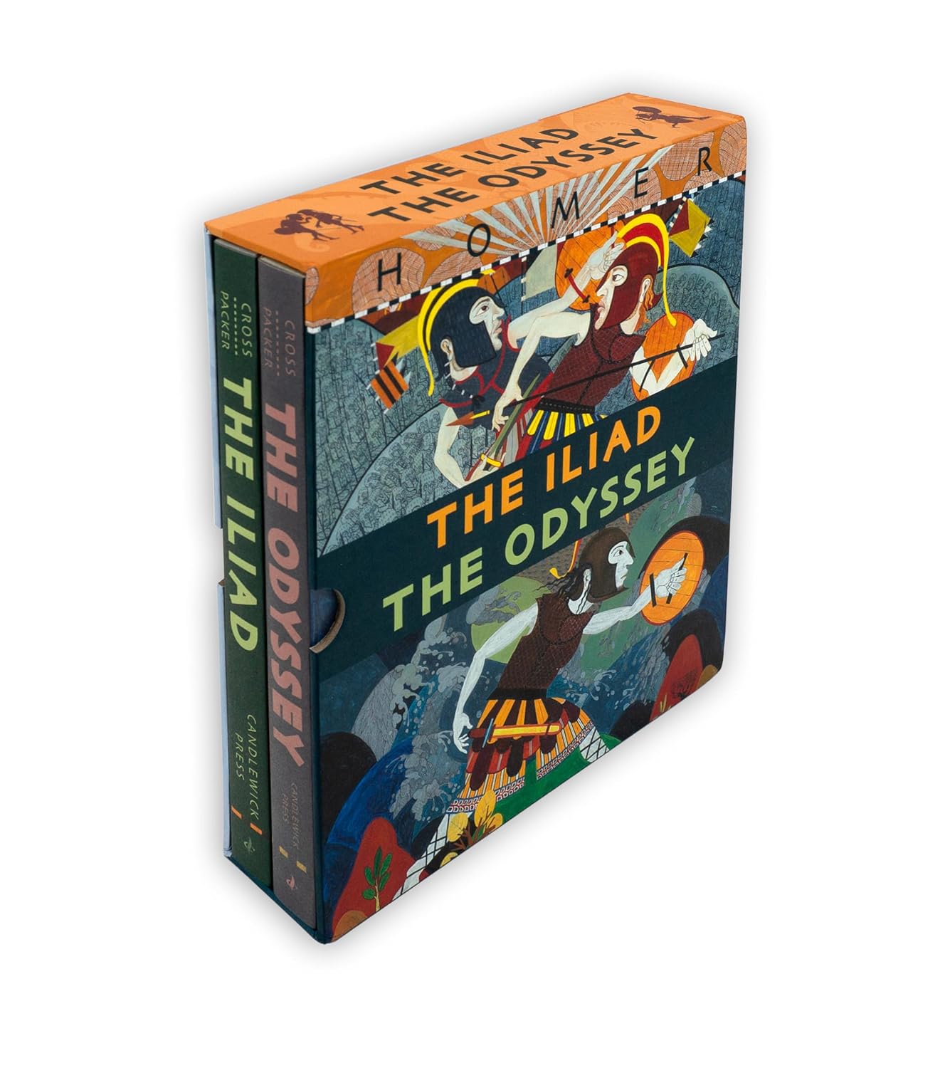 THE ILLIAD & THE ODYSSEY BOXED SET BY GILLIAN CROSS AND NEIL PACKER