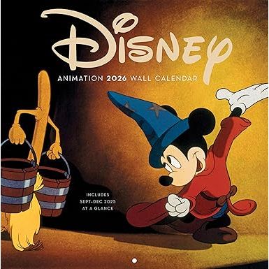 DISNEY ANIMATION 2026 WALL CALENDAR