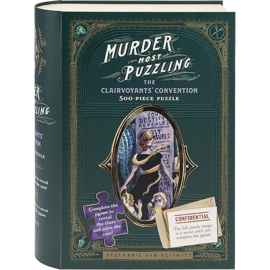 MURDER MOST PUZZLING: THE CLAIRVOYANTS' CONVENTION 500PC PUZZLE