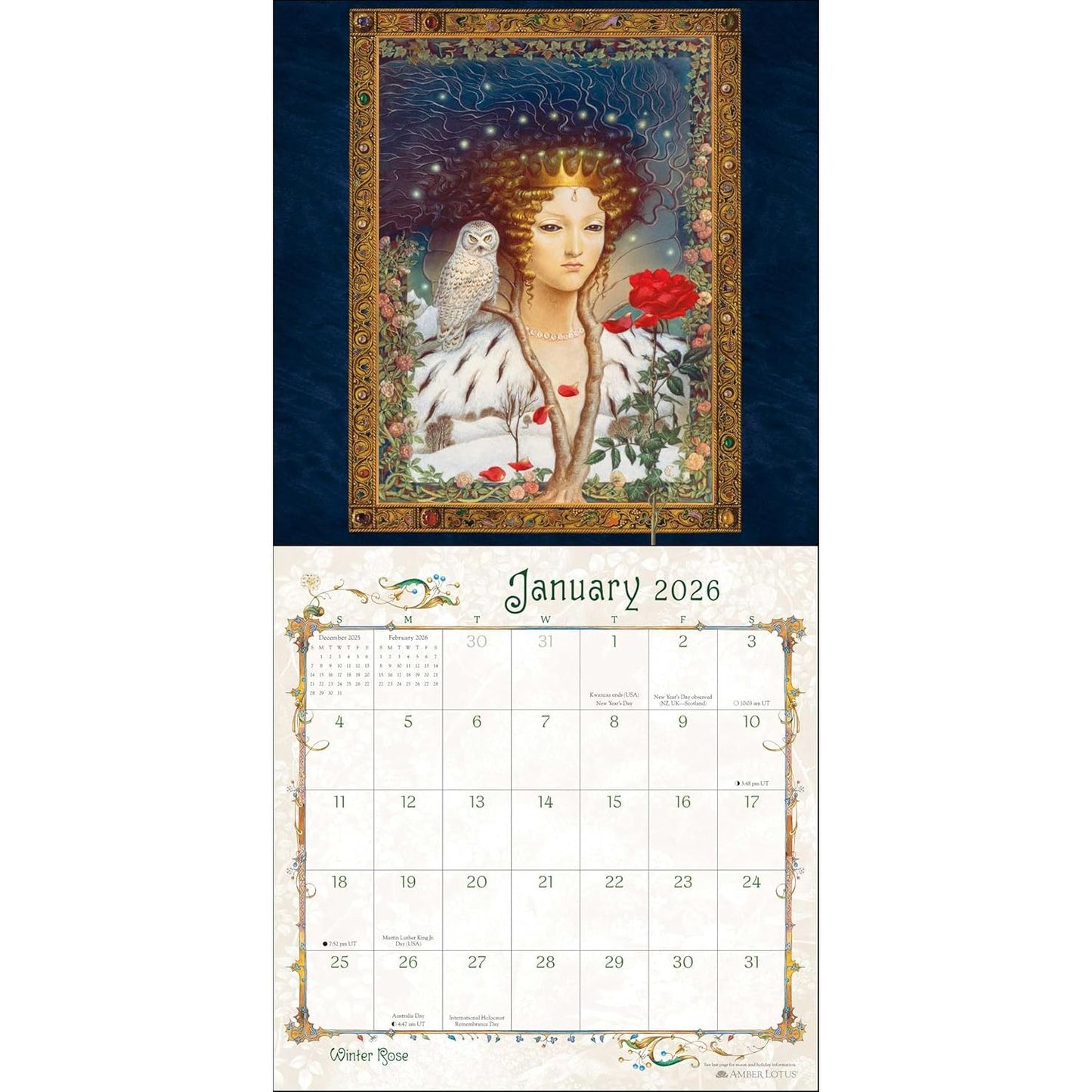 WOMEN OF MYTH AND MAGIC BY KINUKO Y. CRAFT 2026 WALL CALENDAR