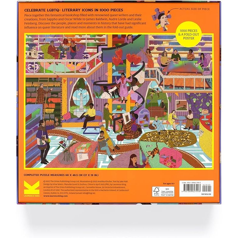 THE WORLD OF QUEER STORIES 1000PC PUZZLE