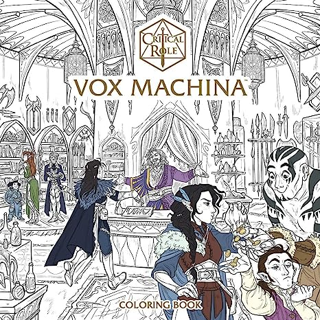 VOX MACHINA COLORING BOOK