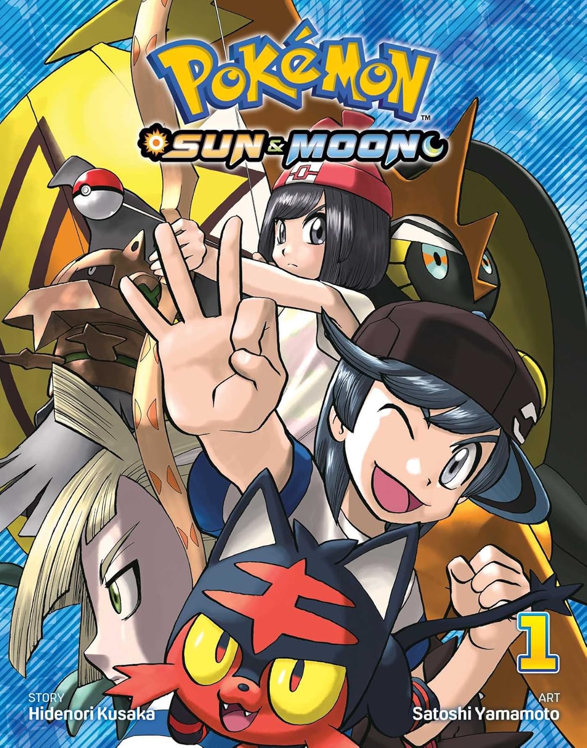 POKEMON SUN & MOON VOLUME 1 BY HIDENORI KUSAKA AND SATOSHI YAMAMOTO