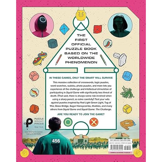 SQUID GAME BOOK OF GAMES PUZZLE BOOK