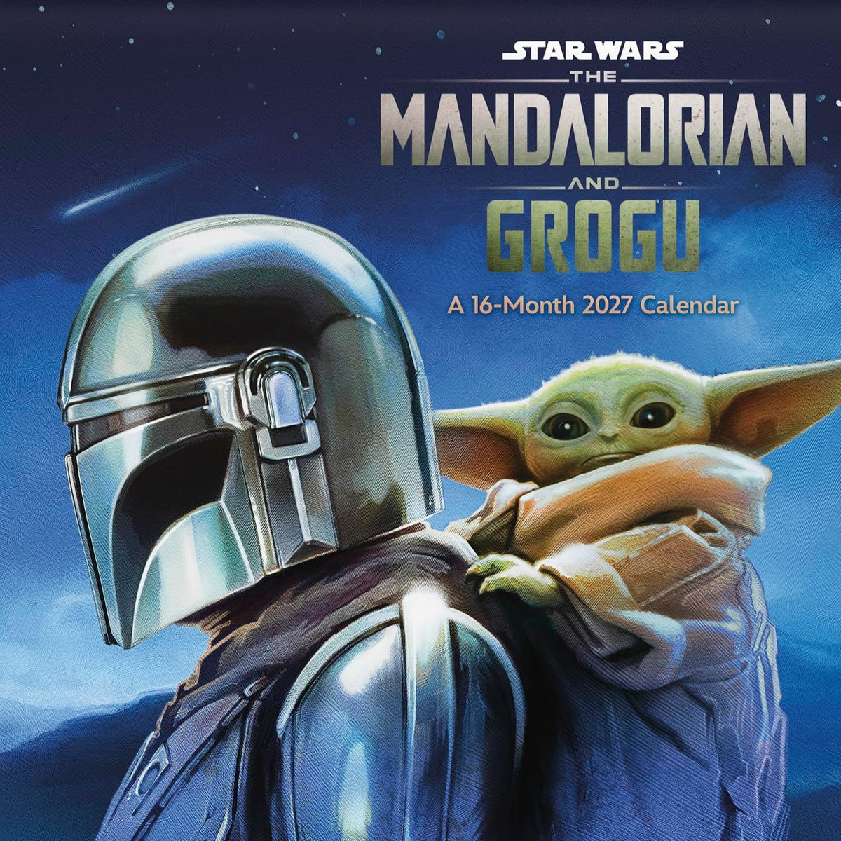 2027 STAR WARS: THE MANDALORIAN AND GROGU 16 MONTH WALL CALENDAR