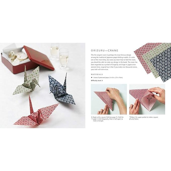JAPANESE ORIGAMI: PAPER BLOCK PLUS 64-PAGE BOOK