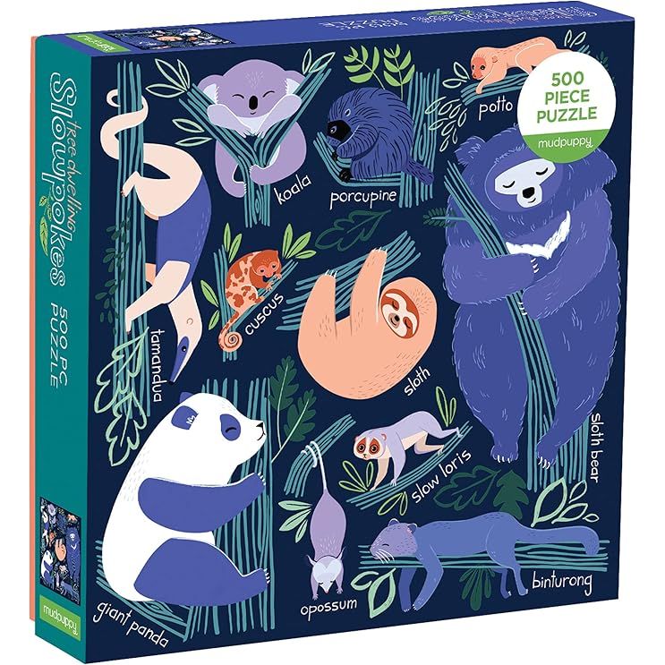TREE-DWELLING SLOWPOKES 500PC PUZZLE