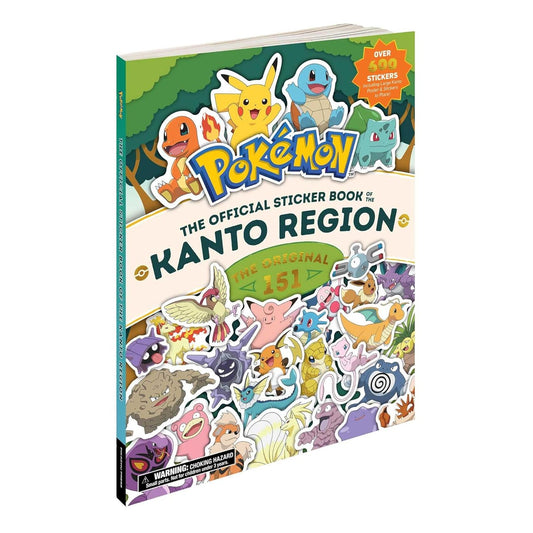 POKEMON: THE OFFICIAL STICKER BOOK OF THE KANTO REGION