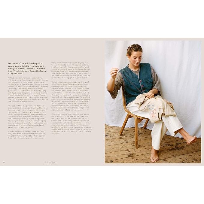 THREADS: 20 HAND EMBROIDERY DESIGNS TO ENHANCE YOUR CLOTHES BY MADELEINE KEMSLEY