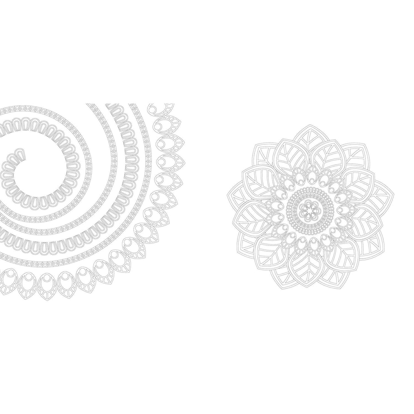 THE MANDALA COLORING BOOK