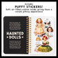HAUNTED DOLLS STICKER BOOK