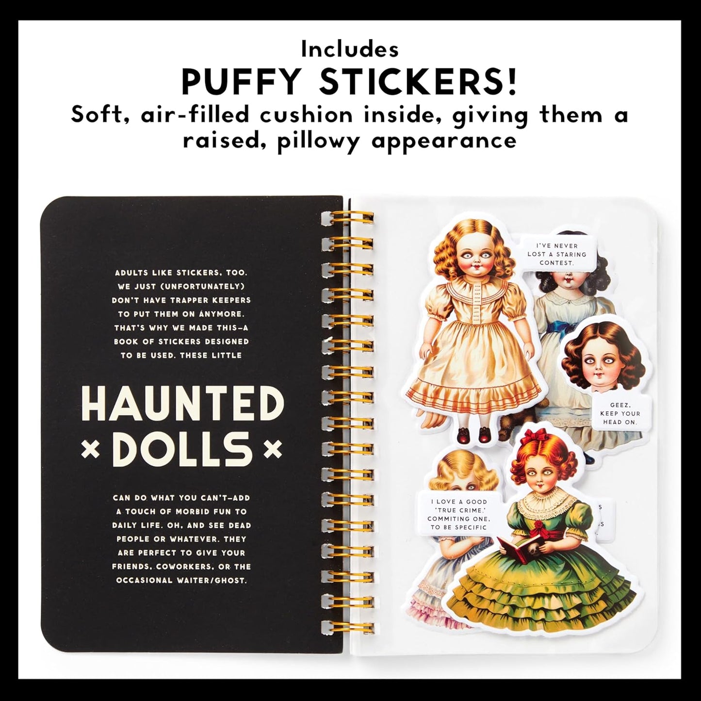 HAUNTED DOLLS STICKER BOOK