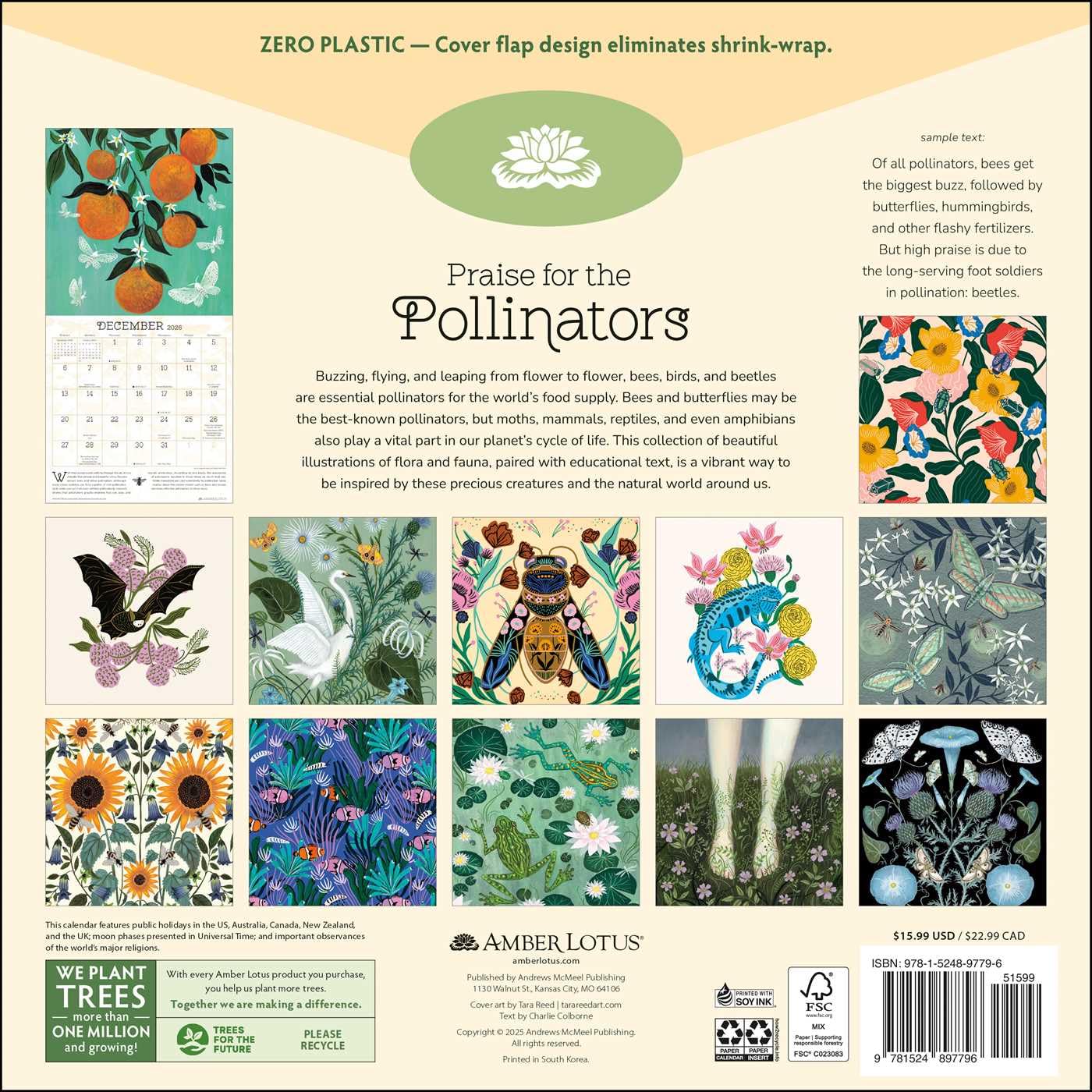 PRAISE FOR POLLINATORS WALL CALENDAR 2026