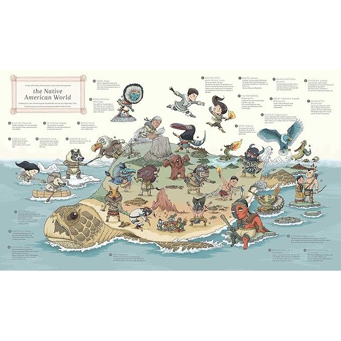 MYTH ATLAS: MAPS AND MONSTERS, HEROES AND GODS FROM TWELVE MYTHOLOGICAL WORLDS BY THIAGO MORAES